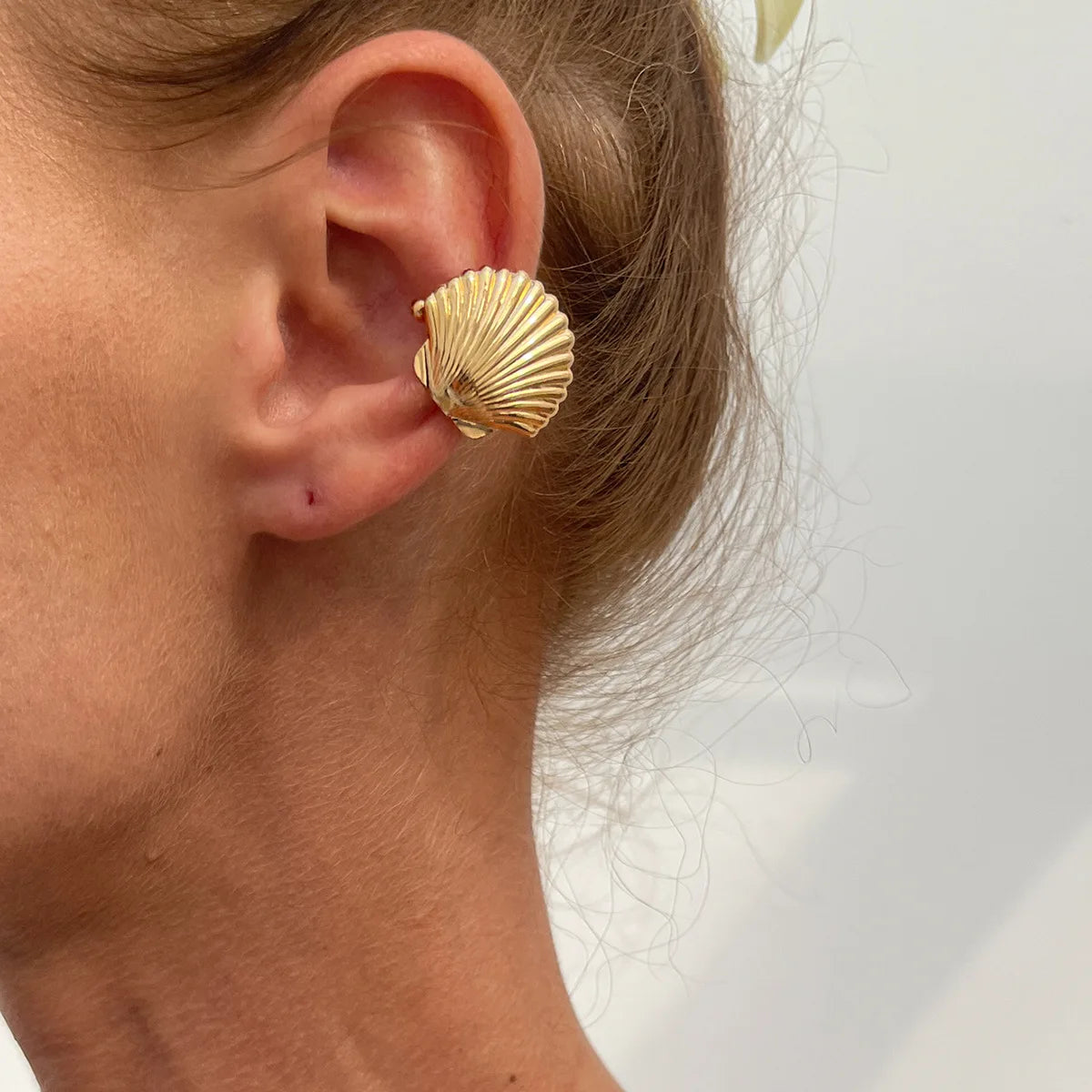 Boho Starfish Shell Ear Cuffs – Asymmetrical Beach Party Earrings for Women