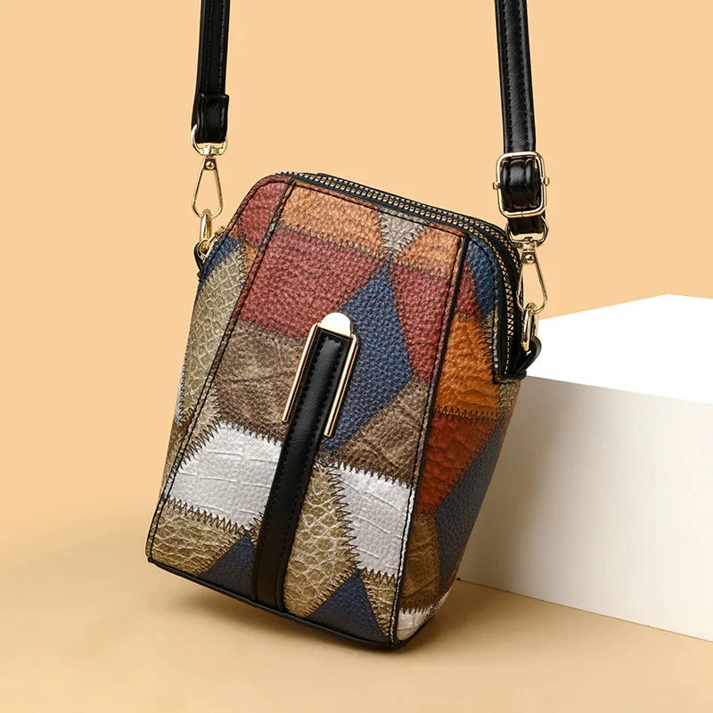 Fashion Women’s Luxury PU Leather Shoulder Crossbody – Small Shell Designer Phone Bag & Purse