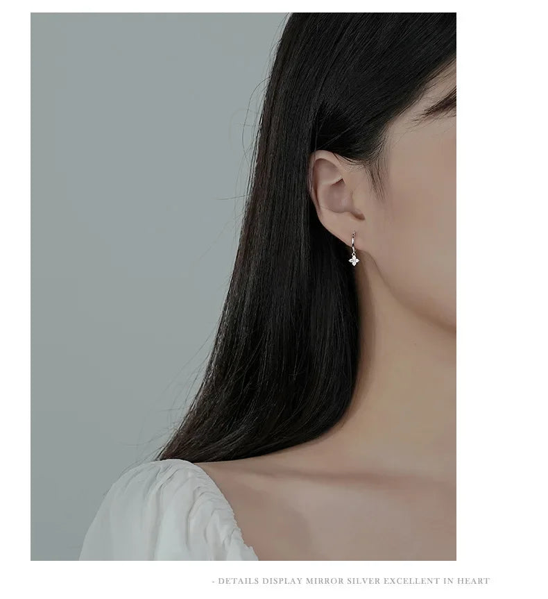 925 Sterling Silver Leaf Earrings – Hypoallergenic Party Jewelry for Women