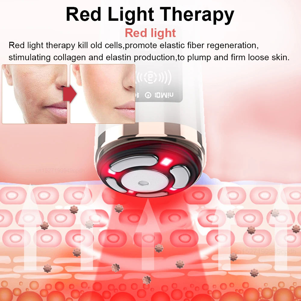 HIFU Face Lifting Machine – RF High Frequency EMS Anti-Aging Facial Massager