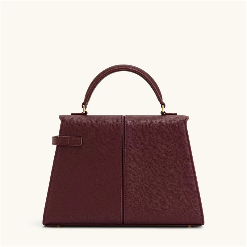 JW PEI Elise Burgundy Handbag – 2025 Designer Large Square Crossbody for Women
