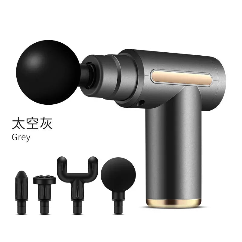 USB Mini Fascia Massage Gun – Portable Muscle Relaxation Vibrating Massager for Neck, Shoulder & Fitness Recovery