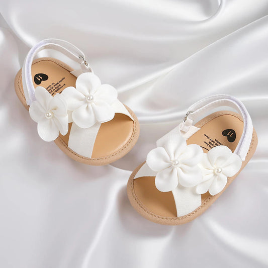 Baby Girl Summer Sandals – Outdoor Soft First Walker Shoes