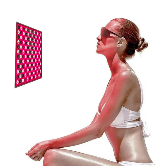 LED Red Light Therapy Panel – 144 LEDs Anti-Aging Skincare & Full Body Physiotherapy Lamp