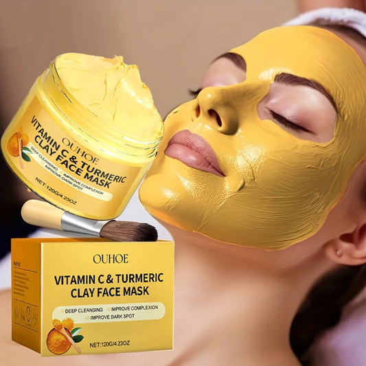 Vitamin C & Turmeric Face Mask – Deep Cleansing & Pore Care