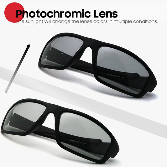 Photochromic Polarized Sports Sunglasses – Color Changing Driving Goggles for Men & Women 2025
