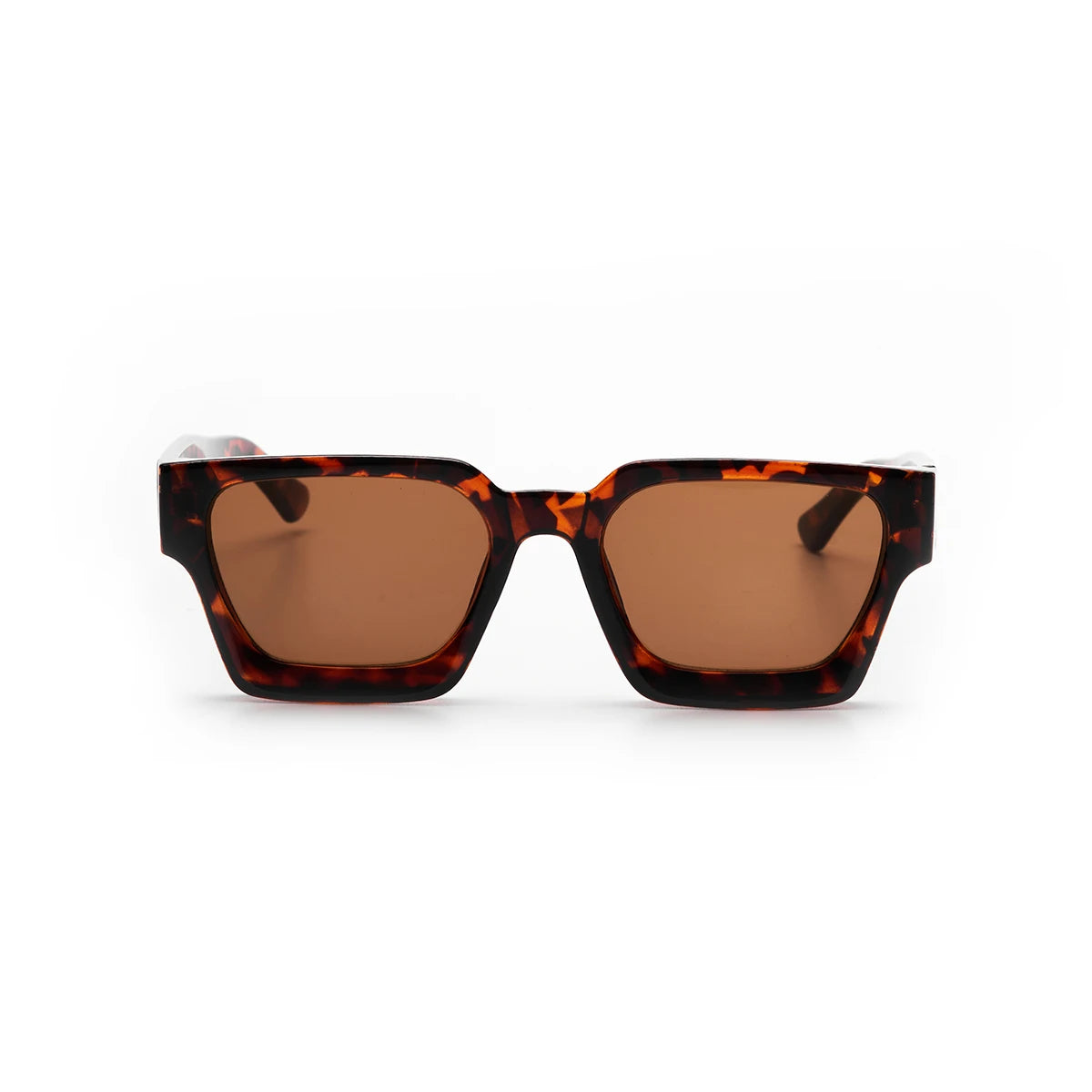 Ruiao 2025 Luxury Premium Black Designer Square Sunglasses – Unisex for Men & Women