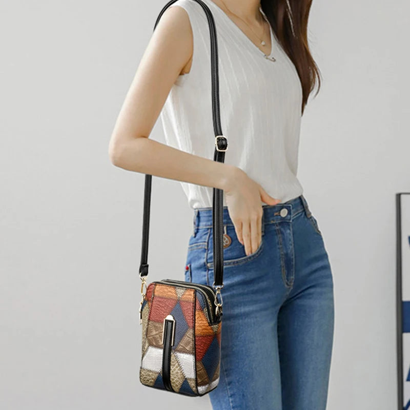 Fashion Women’s Luxury PU Leather Shoulder Crossbody – Small Shell Designer Phone Bag & Purse