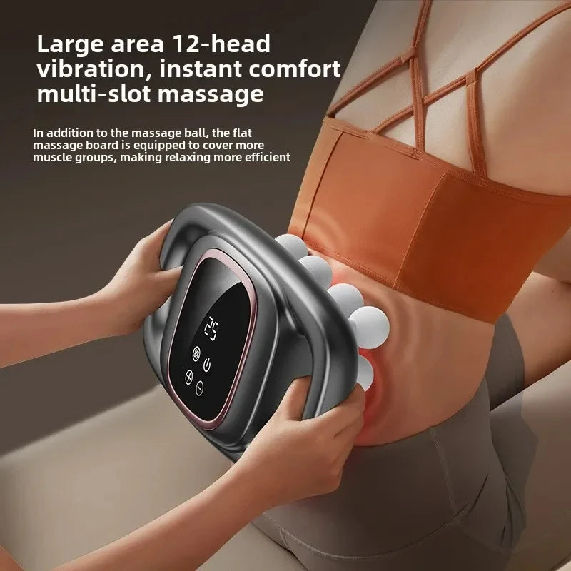 Fascia Muscle Massage Gun – 16-Speed High-Frequency Professional Massager for Neck, Shoulder, Back & Waist Muscle Relief
