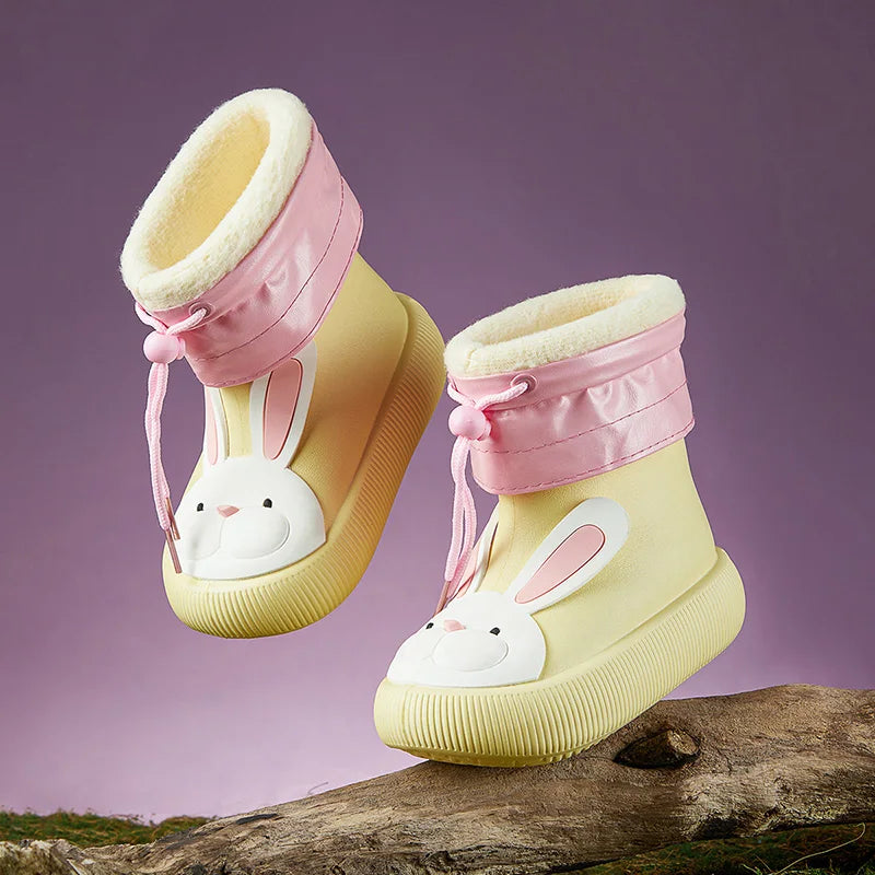 Children Cartoon Rain Boots Waterproof Non-Slip Rubber Shoes
