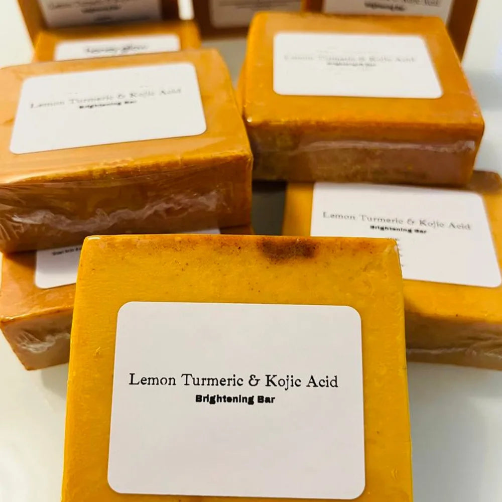 Turmeric Kojic Soap – Brightening Handmade Facial & Body Bar