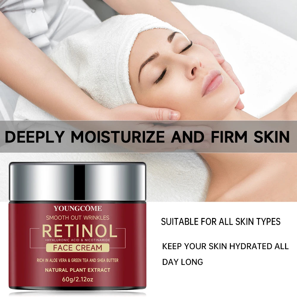 Retinol Lifting & Firming Cream – Repairing, Moisturizing & Nourishing Facial Cream, Brightening Anti-Aging Skincare for Smooth & Youthful Skin
