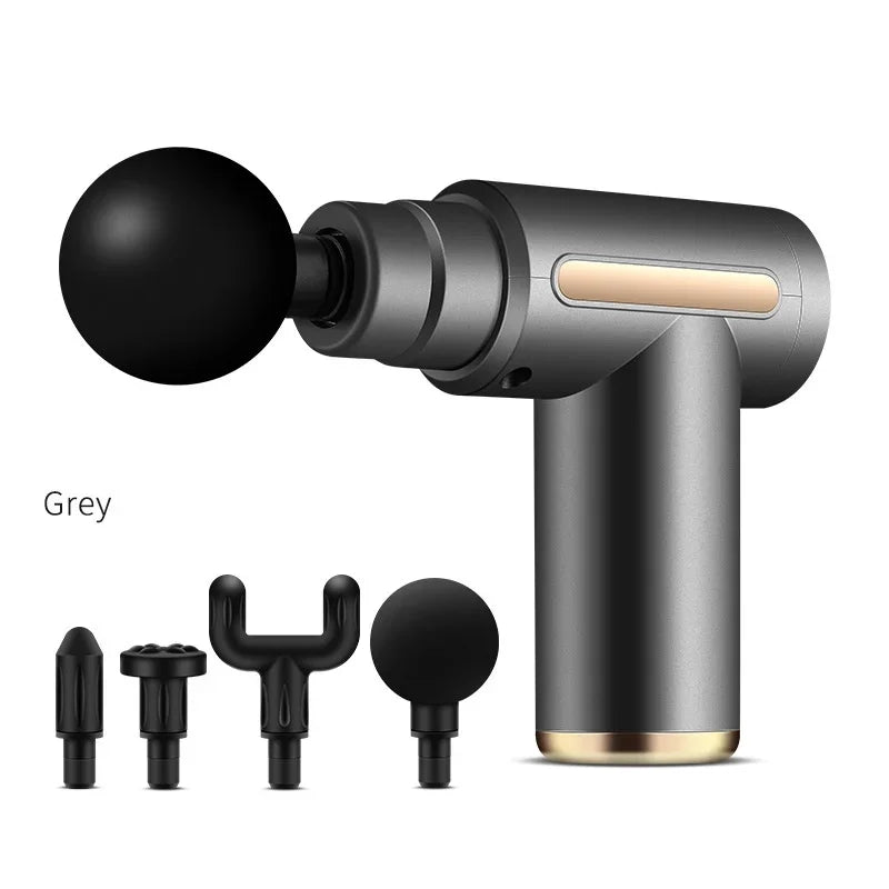 USB Mini Fascia Massage Gun – Portable Muscle Relaxation Vibrating Massager for Neck, Shoulder & Fitness Recovery