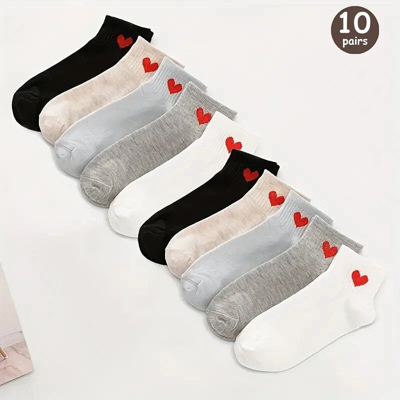 Cartoon Teddy Bear Ankle Socks – 5/10/20 Pairs Breathable & Cute