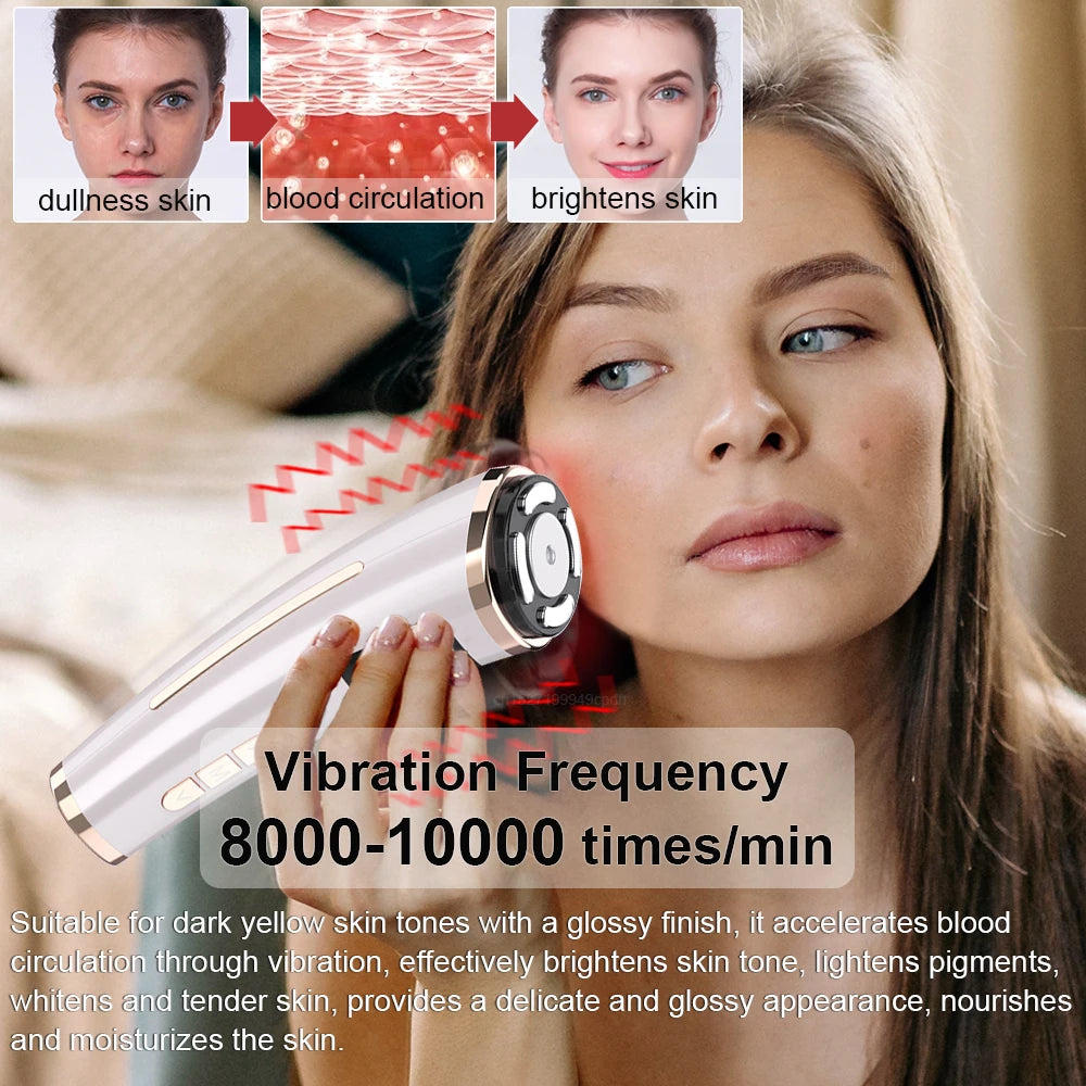 HIFU Face Lifting Machine – RF High Frequency EMS Anti-Aging Facial Massager