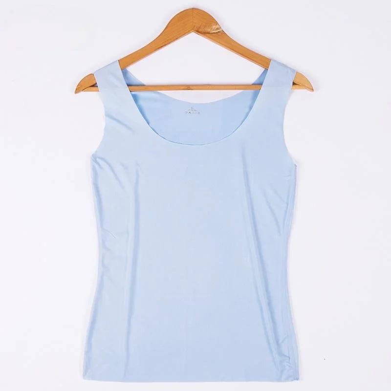 Seamless Summer Tank Top – Tight Fit & Casual Street Style
