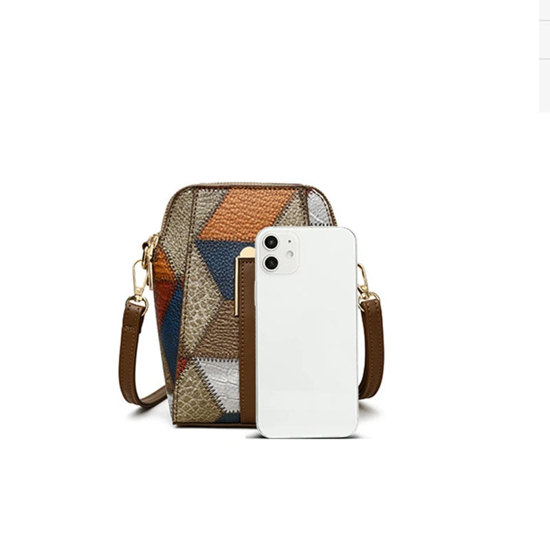 Fashion Women’s Luxury PU Leather Shoulder Crossbody – Small Shell Designer Phone Bag & Purse