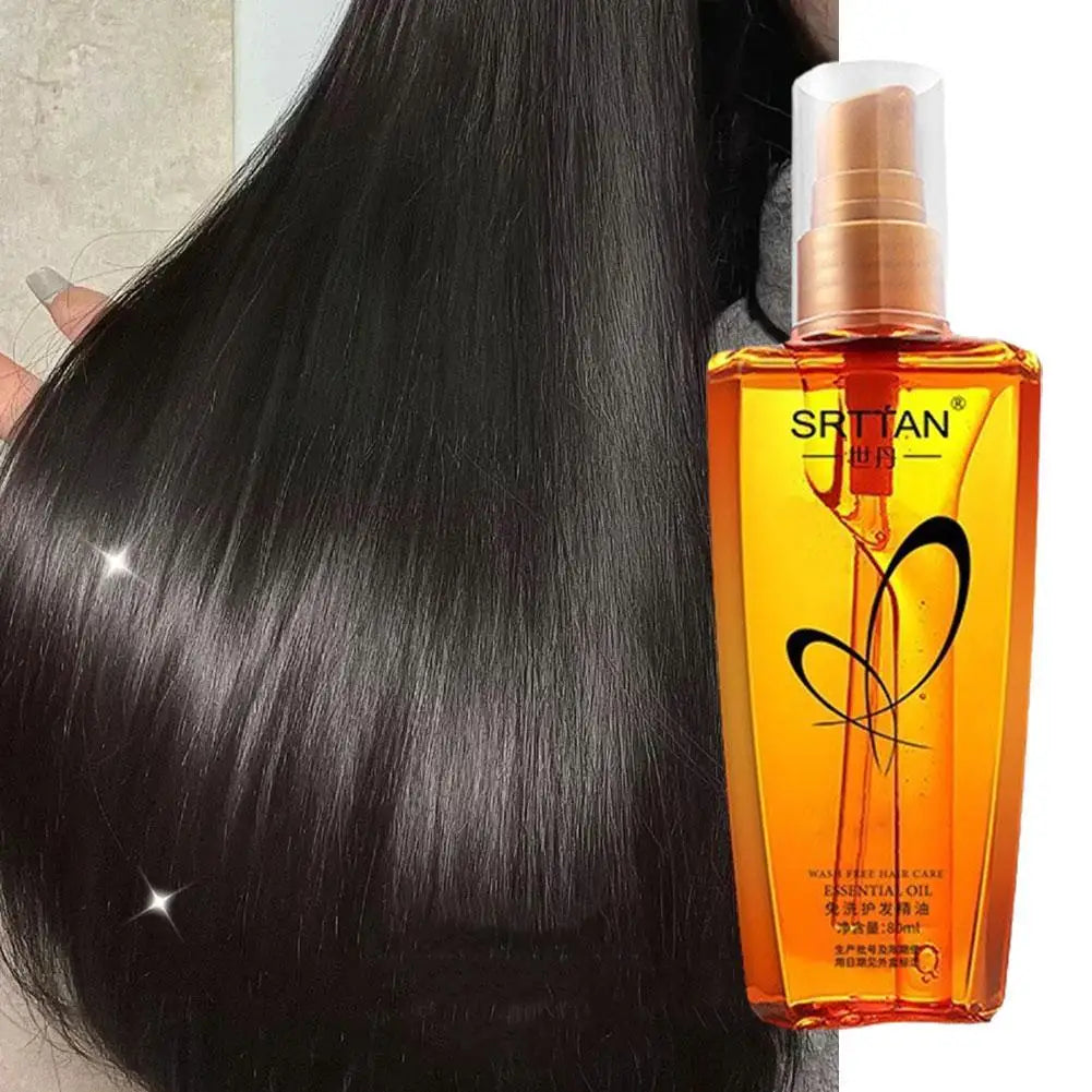 Argan Oil Hair Serum – Anti-Frizz, Split-End Repair & Glossy Shine