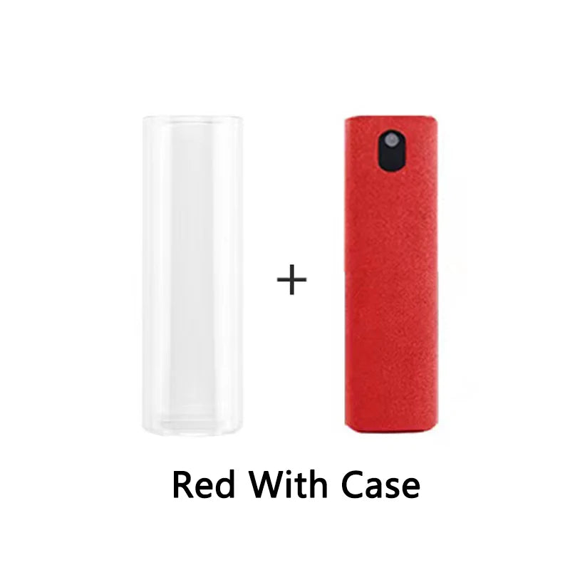 2-in-1 Screen Cleaner Spray Bottle with Microfiber Cloth – Cleaning Tool for Phone, Tablet, Laptop & PC