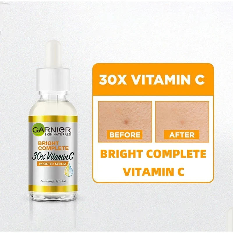 30ml Garnier Whitening Essence – Acne Mark Removal, Blackhead & Comedone Care, Pore Tightening, Moisturizing & Facial Repair Serum