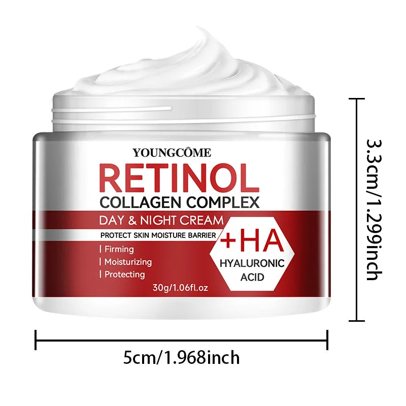 Retinol Collagen Moisturizing Cream – Deep Hydration & Skin Repair, Anti-Aging Face Cream for Dry & Mature Skin
