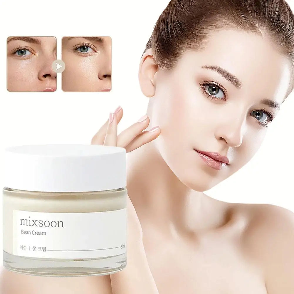 50ML High-End Korean Facial Serum – Mixsoon Soybean Essence, Skin Repair, Anti-Aging, Fade Dark Spots, Exfoliating & Nourishing Skincare