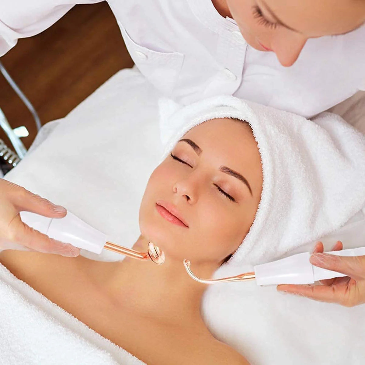 4-in-1 Handheld Microcurrent Facial Device – Skin Care Face Tool