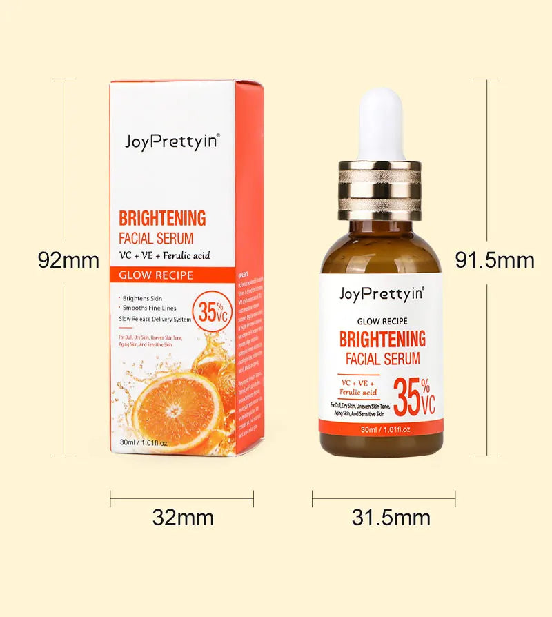 Vitamin C Whitening & Hyaluronic Acid Facial Serum – Moisturizing, Anti-Aging, Brightening & Firming Skin Care Essence
