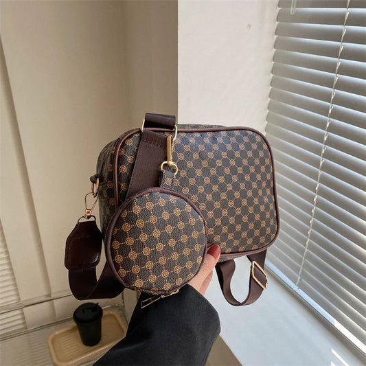 Vintage Pattern Shell Crossbody Bag – Small Luxury Designer Shoulder Purse for Women