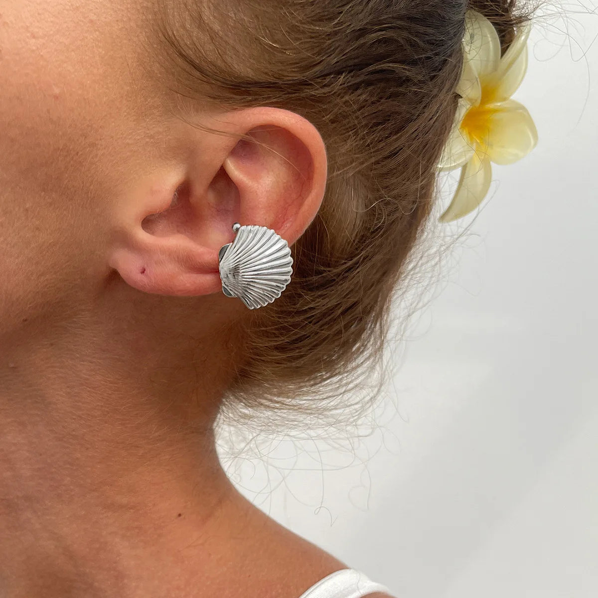 Boho Starfish Shell Ear Cuffs – Asymmetrical Beach Party Earrings for Women