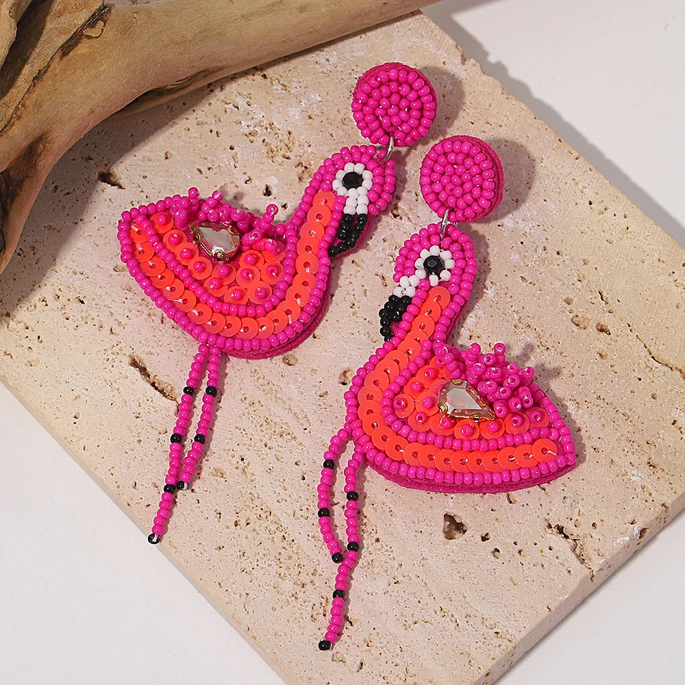 Bohemian Starfish Lobster Conch Earrings – Handmade Summer Beach Jewelry