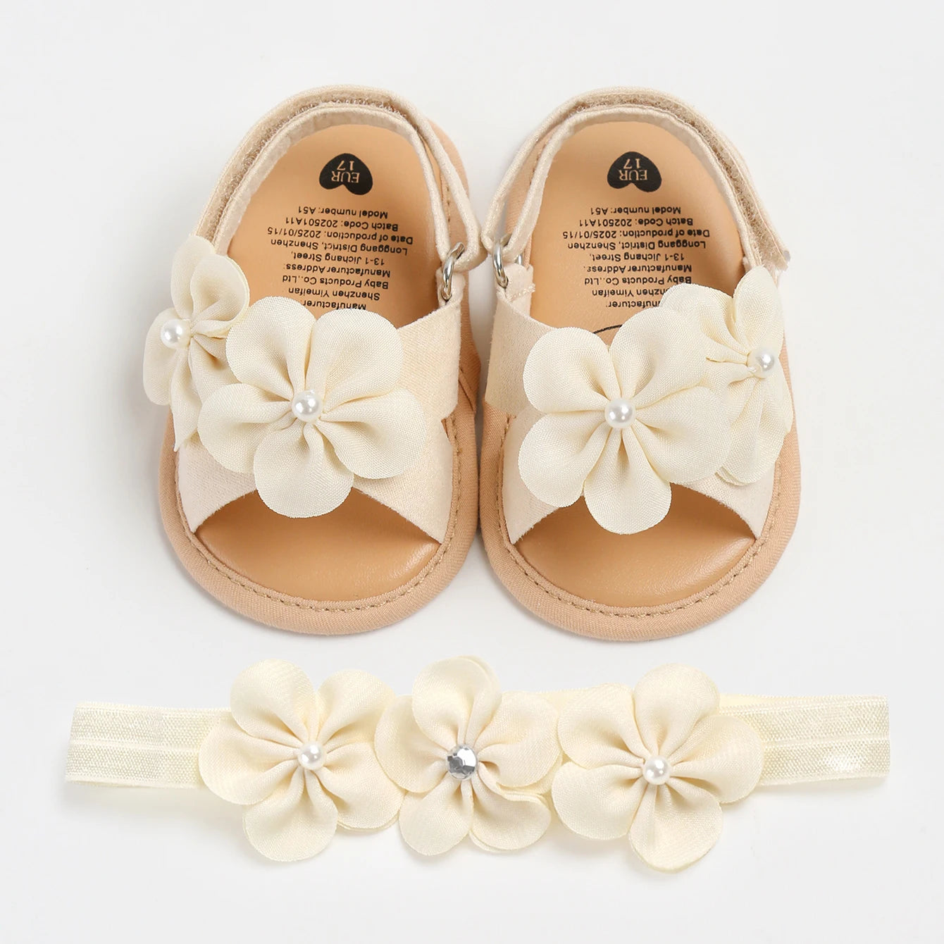 Baby Girl Summer Sandals – Outdoor Soft First Walker Shoes