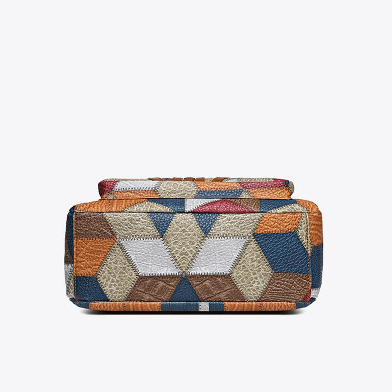 Vintage Multi-Pocket Crossbody Bag – Elegant All-Match Shoulder Handbag for Women
