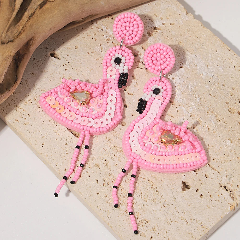 Bohemian Starfish Lobster Conch Earrings – Handmade Summer Beach Jewelry