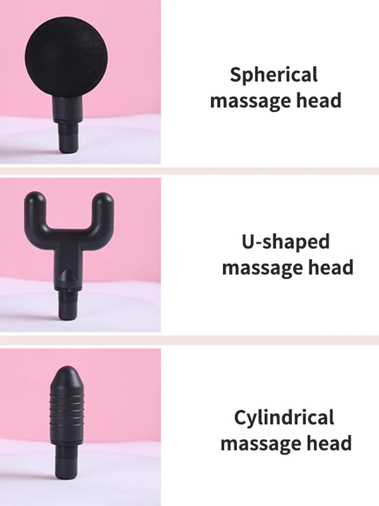 Professional Muscle Massage Gun – Intelligent Fitness Massager with Hot & Cold Compress & 6 Interchangeable Heads for Deep Muscle Relaxation & Recovery