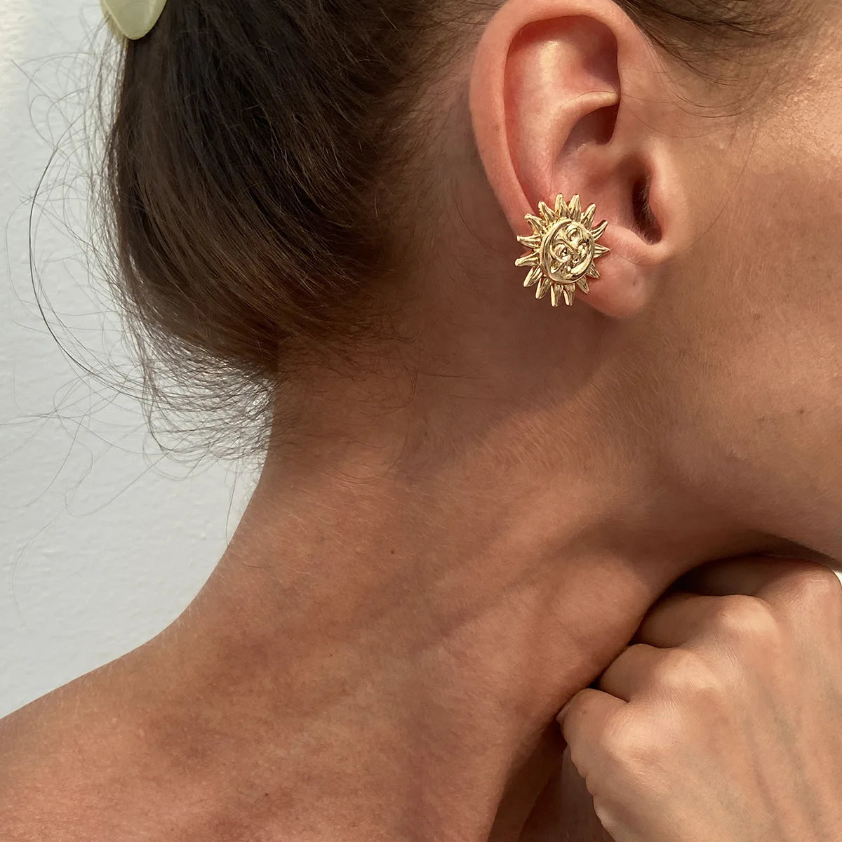 Boho Starfish Shell Ear Cuffs – Asymmetrical Beach Party Earrings for Women
