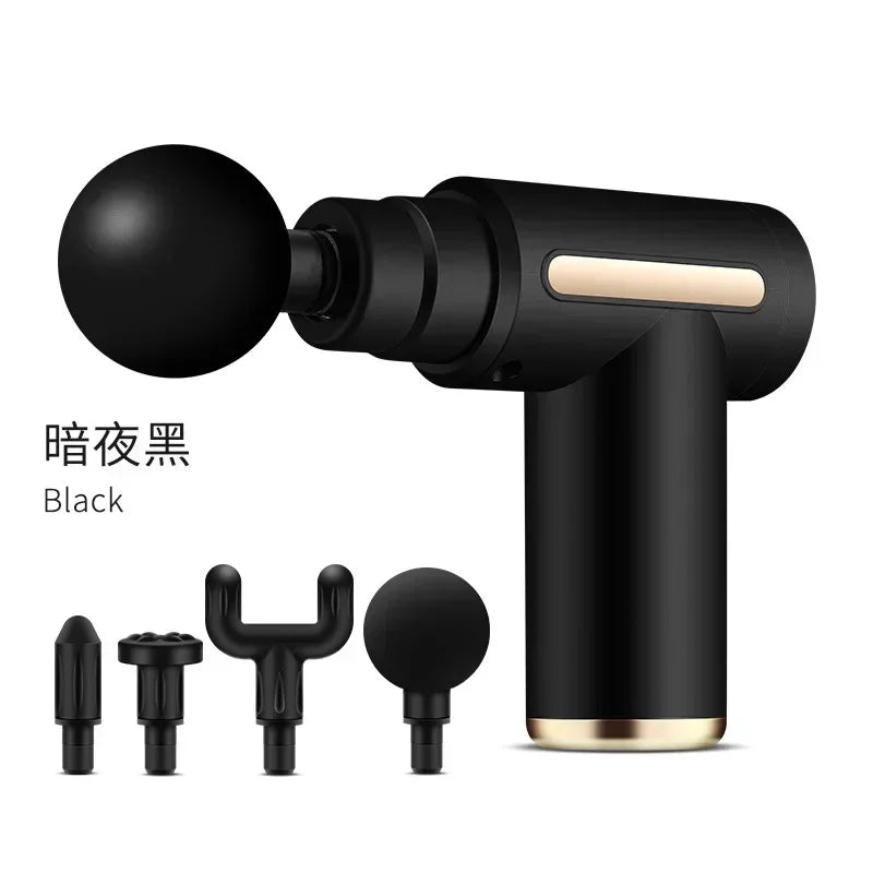 USB Mini Fascia Massage Gun – Portable Muscle Relaxation Vibrating Massager for Neck, Shoulder & Fitness Recovery